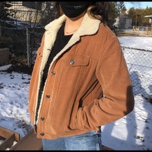 BERSHKA CORDERO LINED COAT